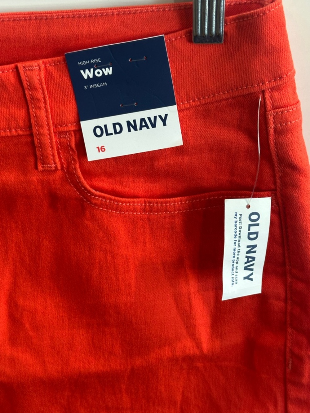 Old Navy High-Waisted Wow Jean Shorts Size 16 - Picture 5 of 7